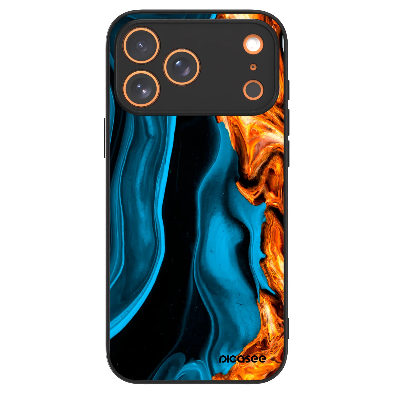 Picasee ULTIMATE CASE za Apple iPhone 18 Pro Max - Gold blue