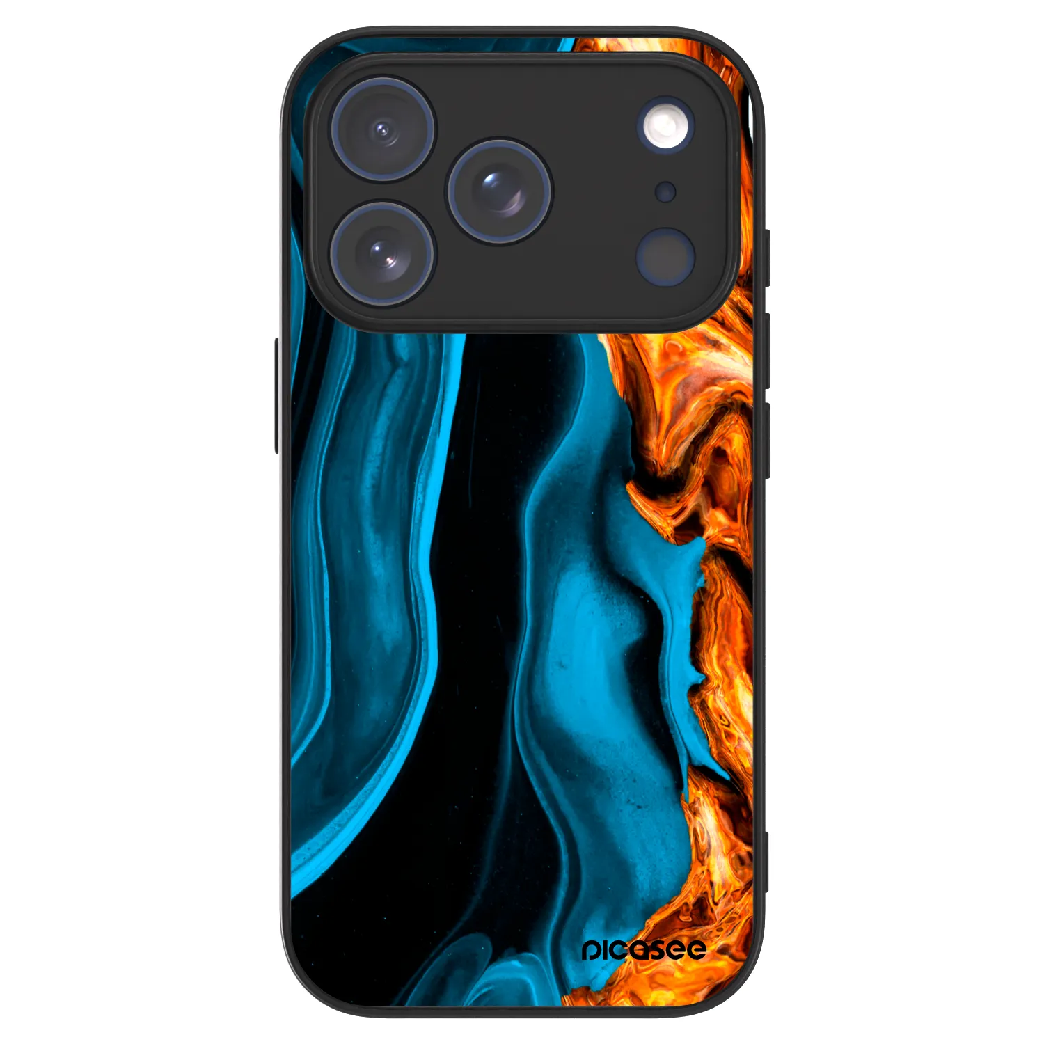 Picasee ULTIMATE CASE MagSafe za Apple iPhone 18 Pro - Gold blue