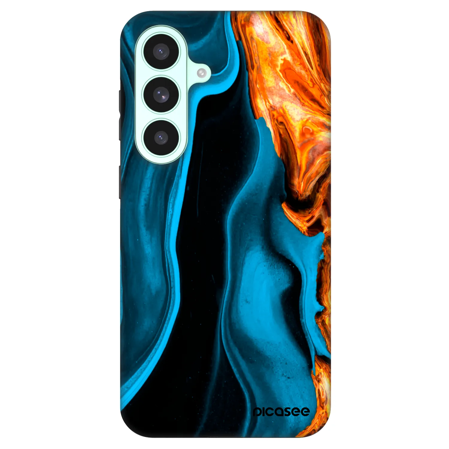 Picasee Fashion Case PowerShare pro Samsung Galaxy S26 FE - Gold blue