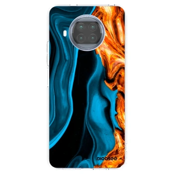 Picasee silikonska prozirna maskica za Xiaomi Mi 10T Lite - Gold blue