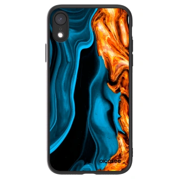 Picasee ULTIMATE CASE za Apple iPhone XR - Gold blue