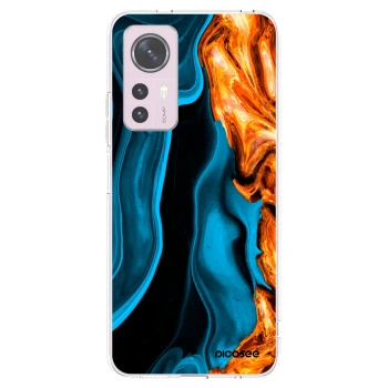 Picasee silikonska prozirna maskica za Xiaomi 12 - Gold blue