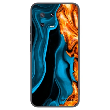 Picasee crna silikonska maskica za Xiaomi 13 Pro - Gold blue