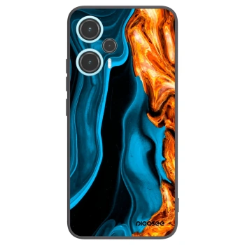 Picasee crna silikonska maskica za Xiaomi Poco F5 - Gold blue