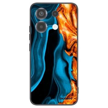 Picasee crna silikonska maskica za Xiaomi Poco X6 - Gold blue