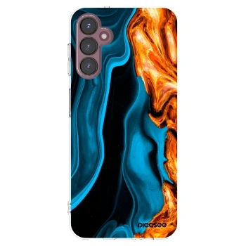 Picasee silikonska prozirna maskica za Samsung Galaxy A05s A057G - Gold blue