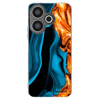 Picasee silikonska prozirna maskica za Xiaomi Redmi 13 4G - Gold blue
