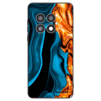 Picasee crna silikonska maskica za OnePlus 13 5G - Gold blue