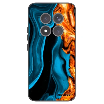 Picasee crna silikonska maskica za Xiaomi Redmi Note 15 Pro+ - Gold blue