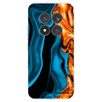 Picasee silikonska prozirna maskica za Xiaomi Redmi Note 15 Pro+ - Gold blue