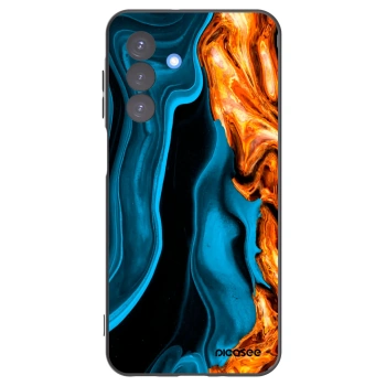 Picasee crna silikonska maskica za Samsung Galaxy A17 5G - Gold blue