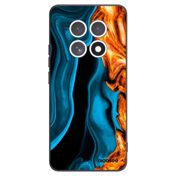 Picasee crna silikonska maskica za Xiaomi Redmi Note 15 - Gold blue