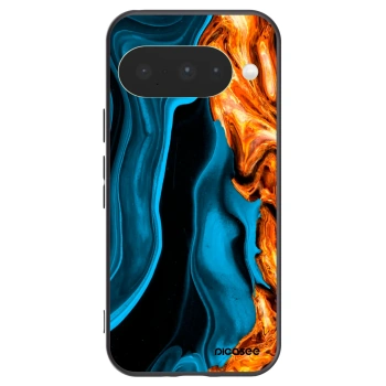 Picasee crna silikonska maskica za Google Pixel 10 - Gold blue