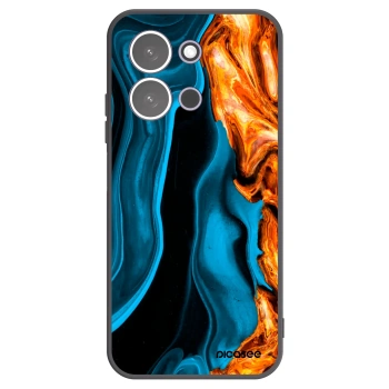 Picasee crna silikonska maskica za Xiaomi Redmi 15C 5G - Gold blue