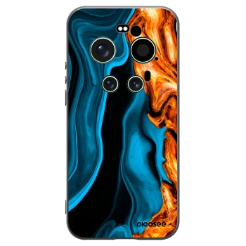 Picasee crna silikonska maskica za Xiaomi 17 Ultra - Gold blue