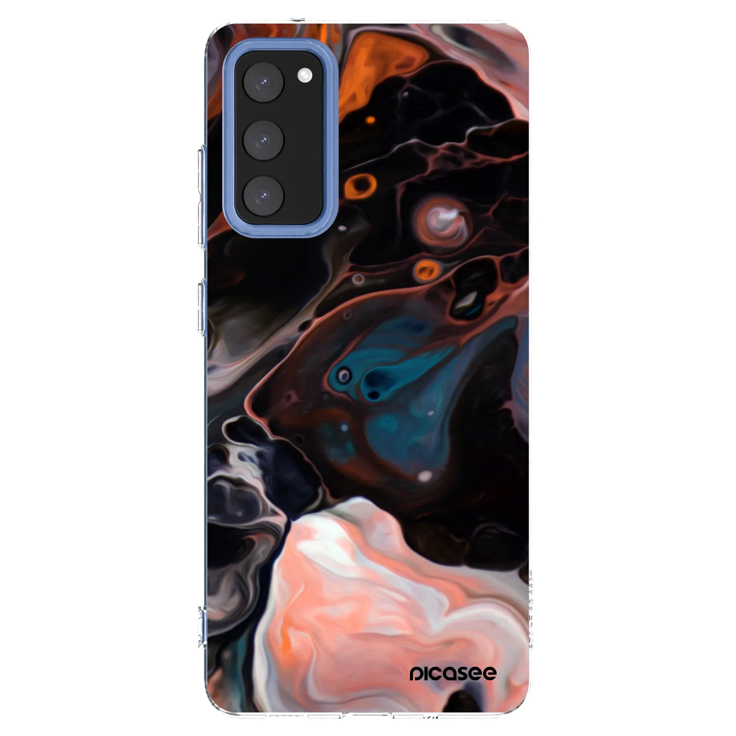 Picasee silikonska prozirna maskica za Samsung Galaxy S20 FE - Cream