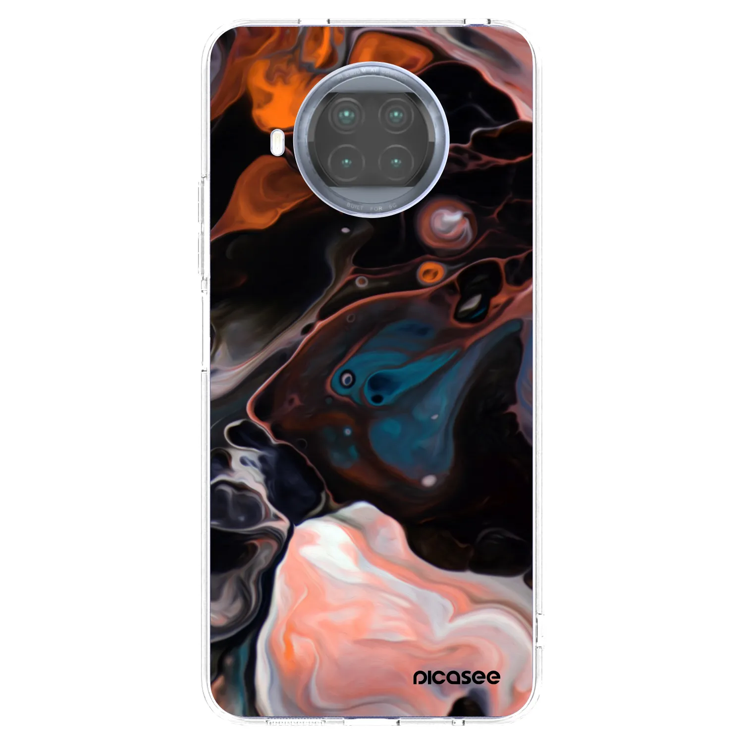 Picasee silikonska prozirna maskica za Xiaomi Mi 10T Lite - Cream
