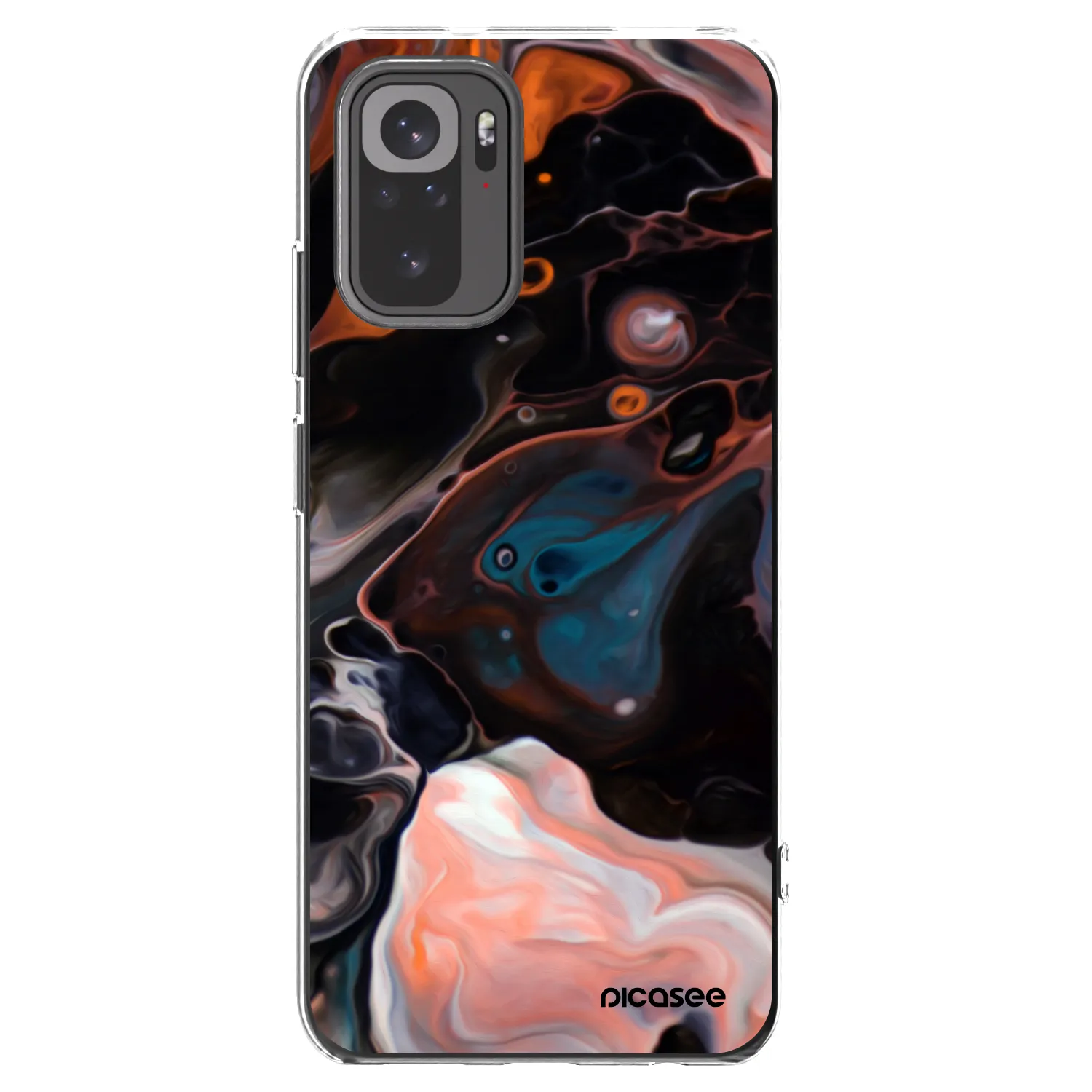 Picasee silikonska prozirna maskica za Xiaomi Redmi Note 10 - Cream