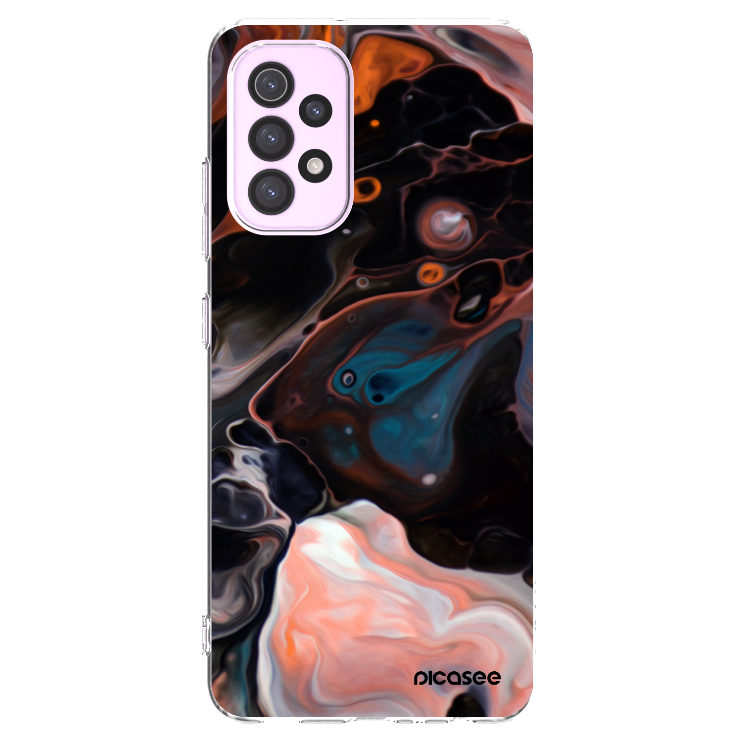 Picasee silikonska prozirna maskica za Samsung Galaxy A32 5G A326B - Cream