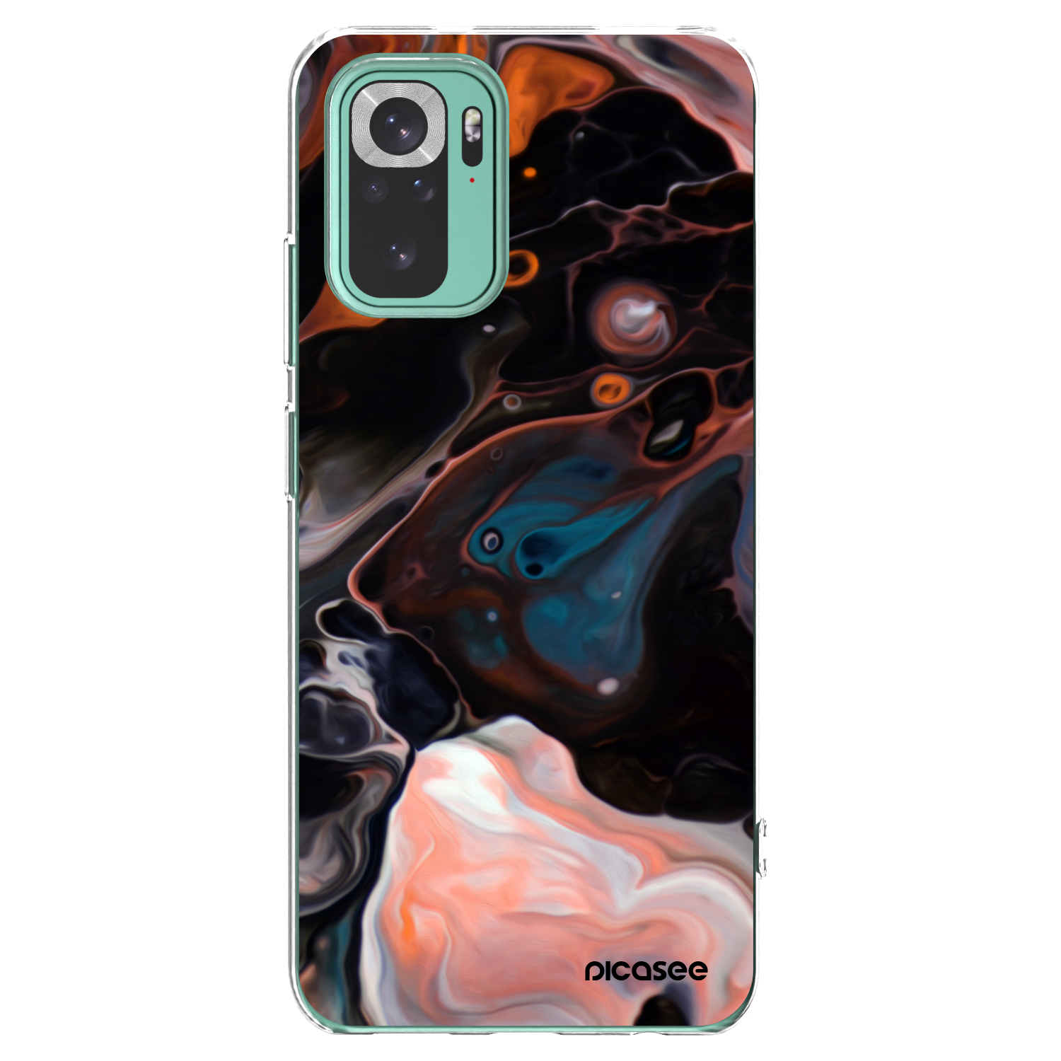 Picasee silikonska prozirna maskica za Xiaomi Redmi Note 10 Pro - Cream