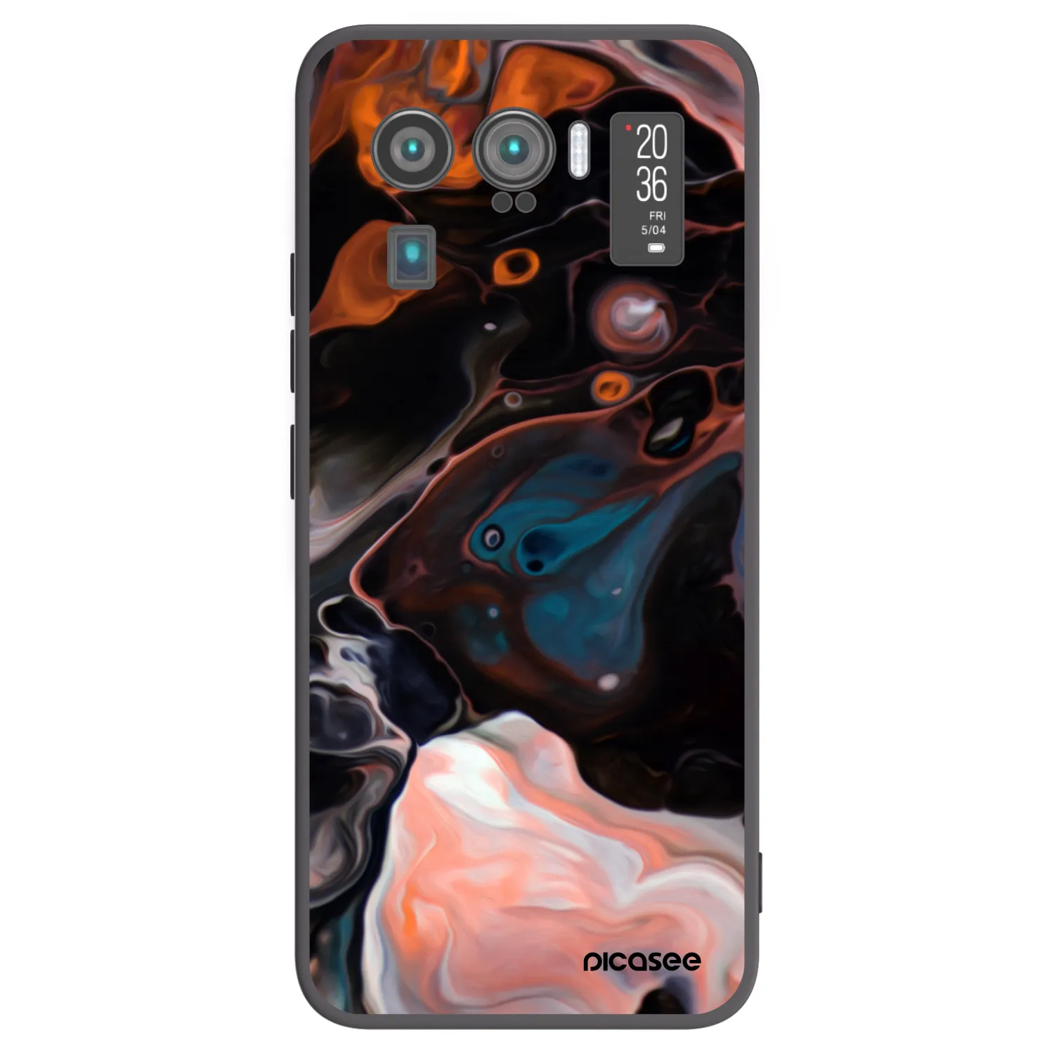 Picasee crna silikonska maskica za Xiaomi Mi 11 Ultra - Cream