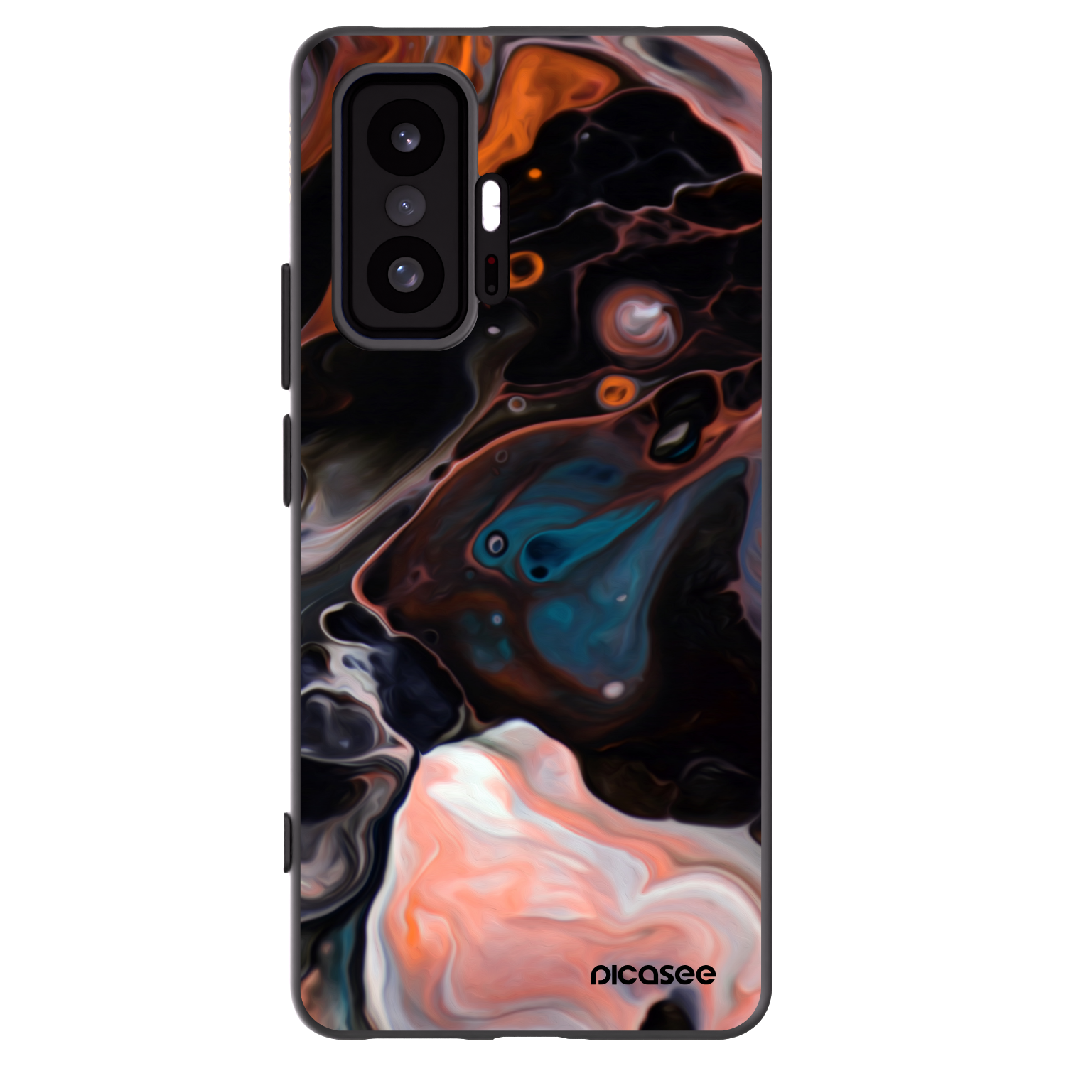 Picasee crna silikonska maskica za Xiaomi 11T Pro - Cream