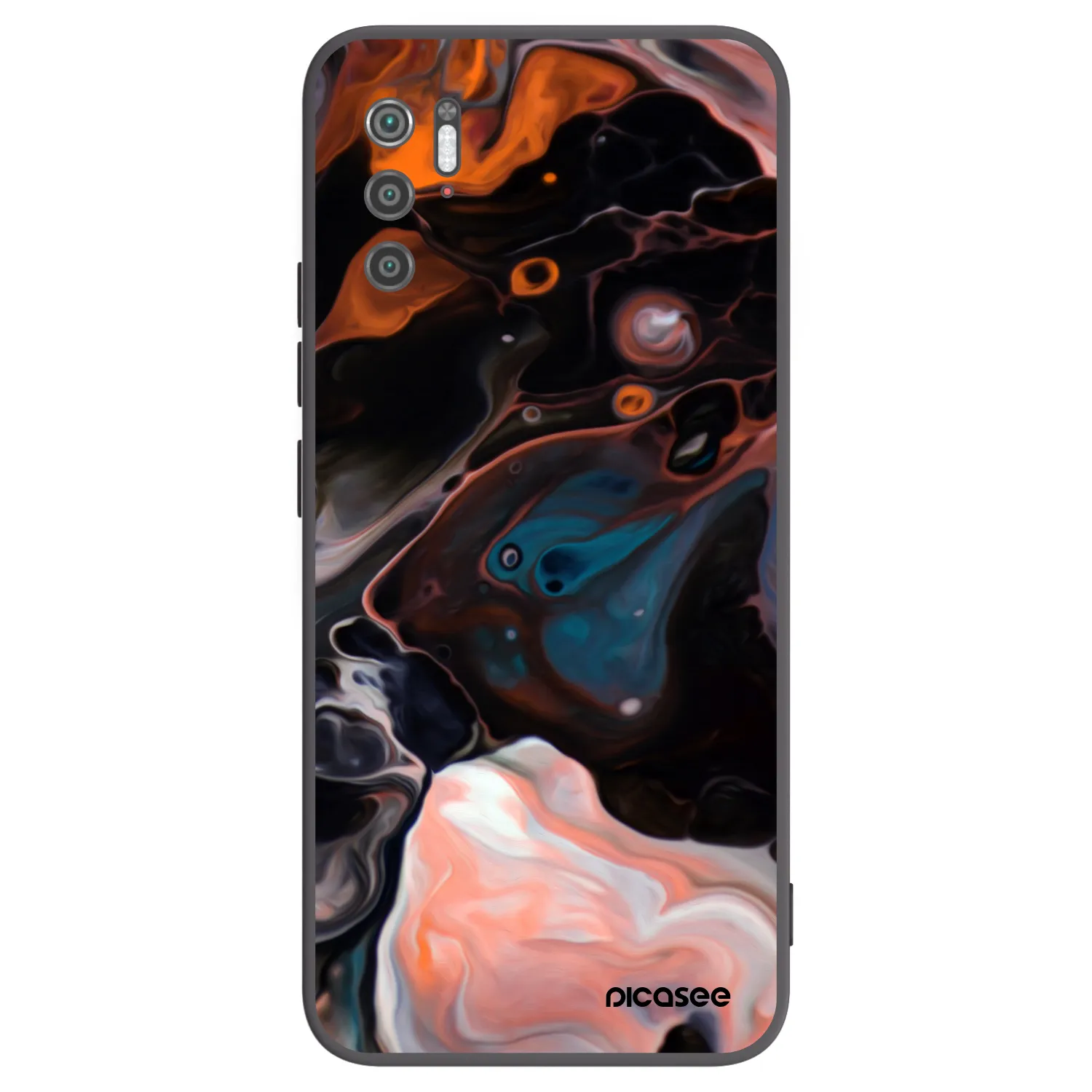 Picasee crna silikonska maskica za Xiaomi Poco M3 Pro 5G - Cream