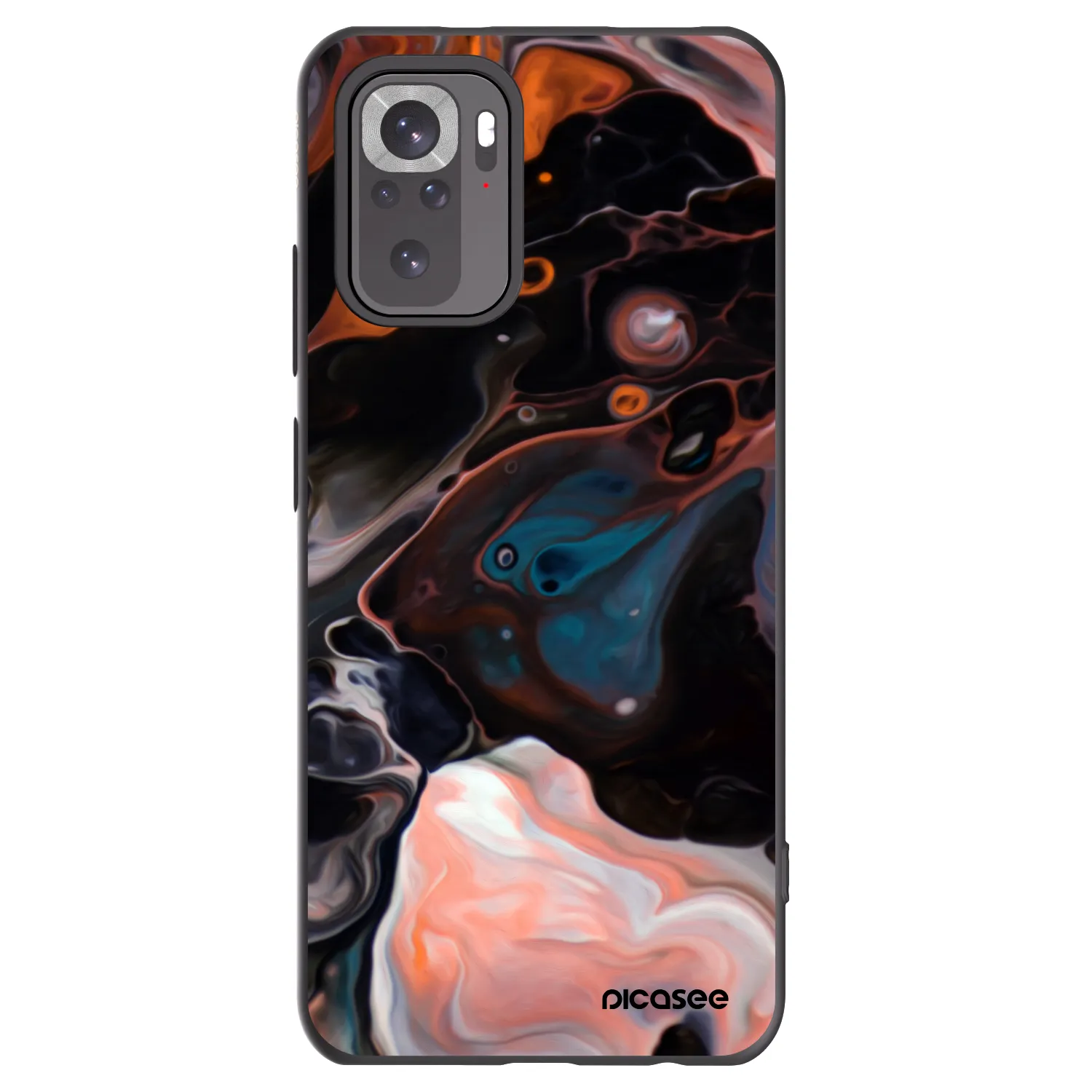 Picasee crna silikonska maskica za Xiaomi Redmi Note 11S 4G - Cream