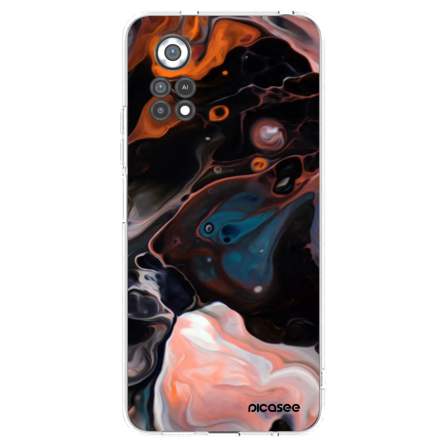 Picasee silikonska prozirna maskica za Xiaomi Poco X4 Pro 5G - Cream