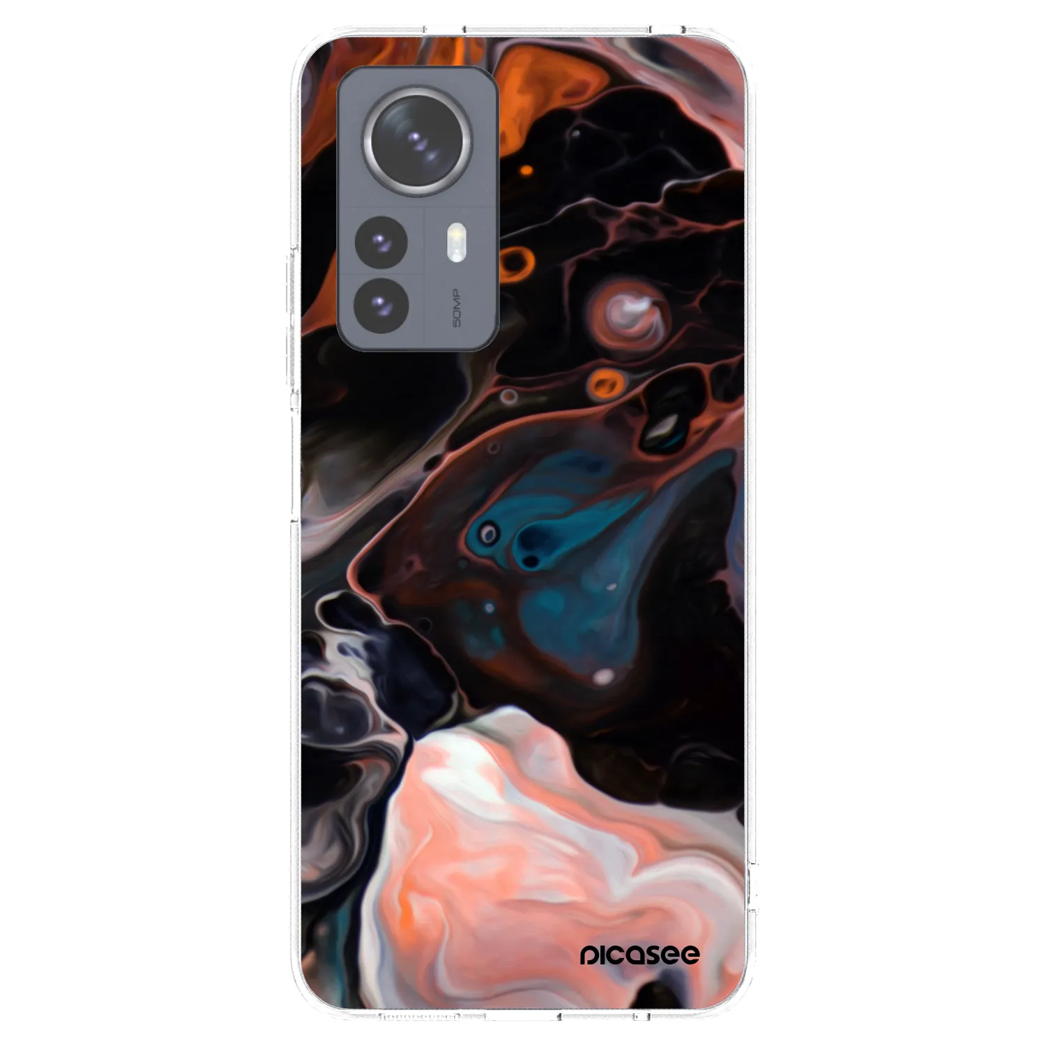 Picasee silikonska prozirna maskica za Xiaomi 12 Pro - Cream