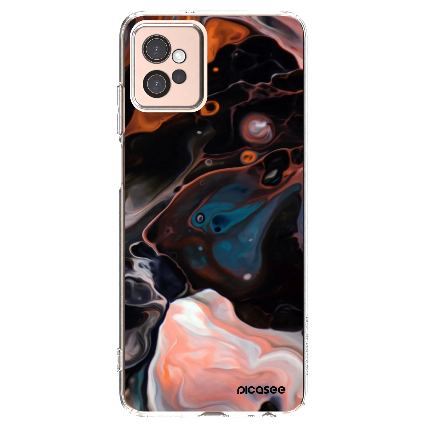 Picasee silikonska prozirna maskica za Motorola Moto G32 - Cream