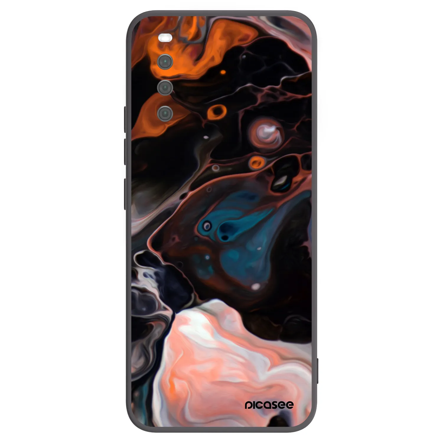 Picasee crna silikonska maskica za Sony Xperia 10 III - Cream