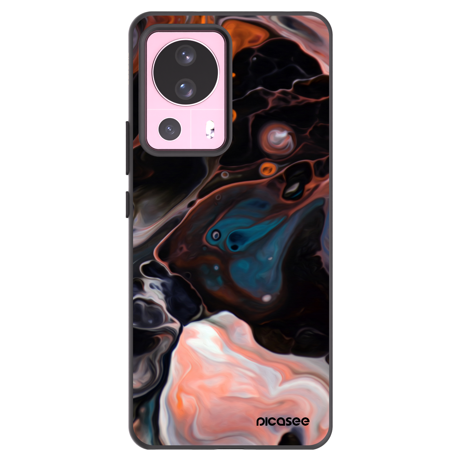 Picasee crna silikonska maskica za Xiaomi 13 Lite - Cream