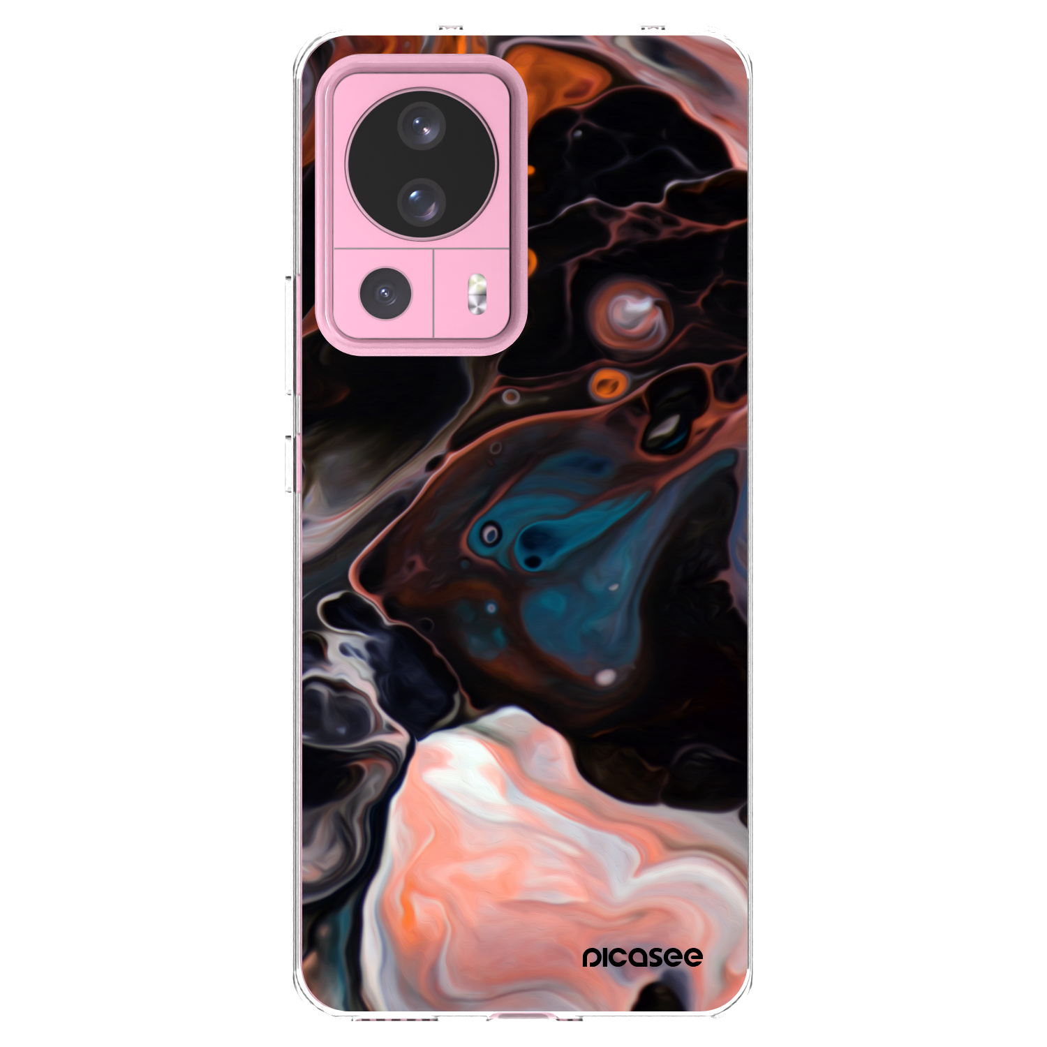 Picasee silikonska prozirna maskica za Xiaomi 13 Lite - Cream