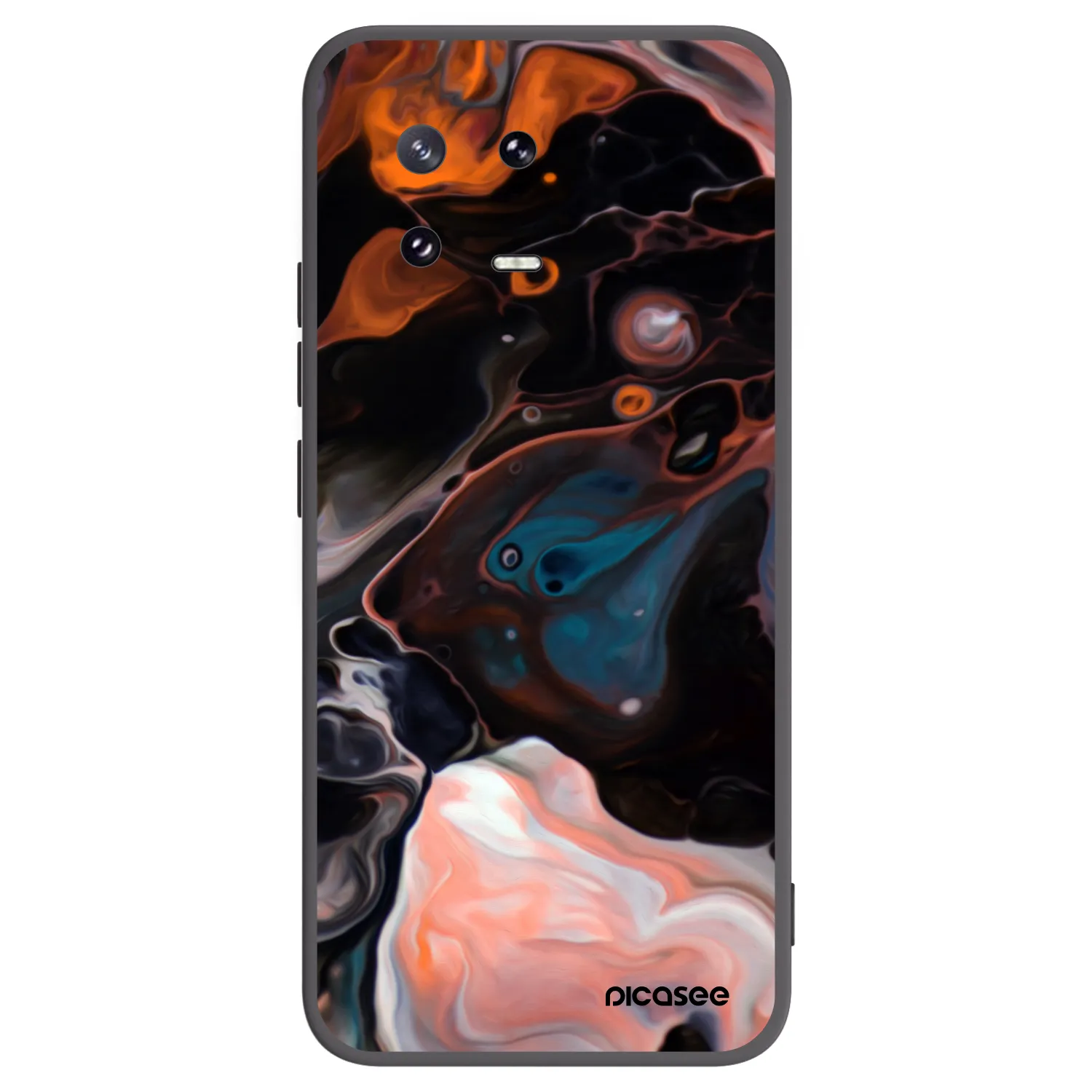 Picasee crna silikonska maskica za Xiaomi 13 Pro - Cream