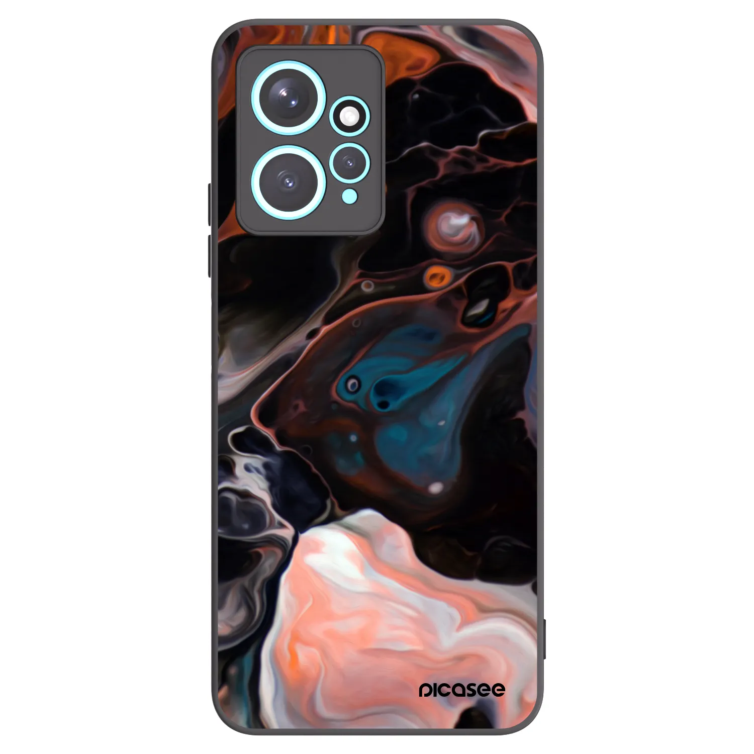 Picasee crna silikonska maskica za Xiaomi Redmi Note 12 4G - Cream