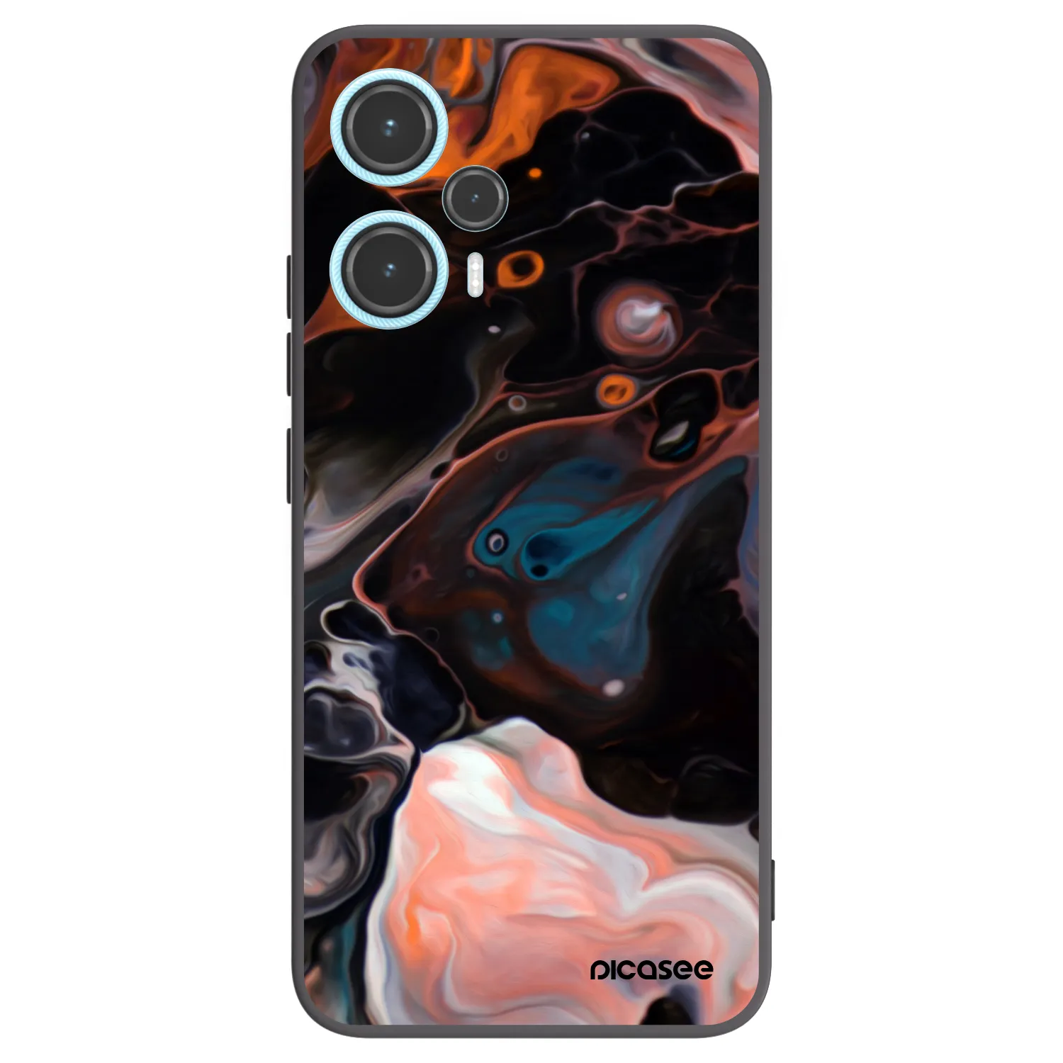 Picasee crna silikonska maskica za Xiaomi Poco F5 - Cream