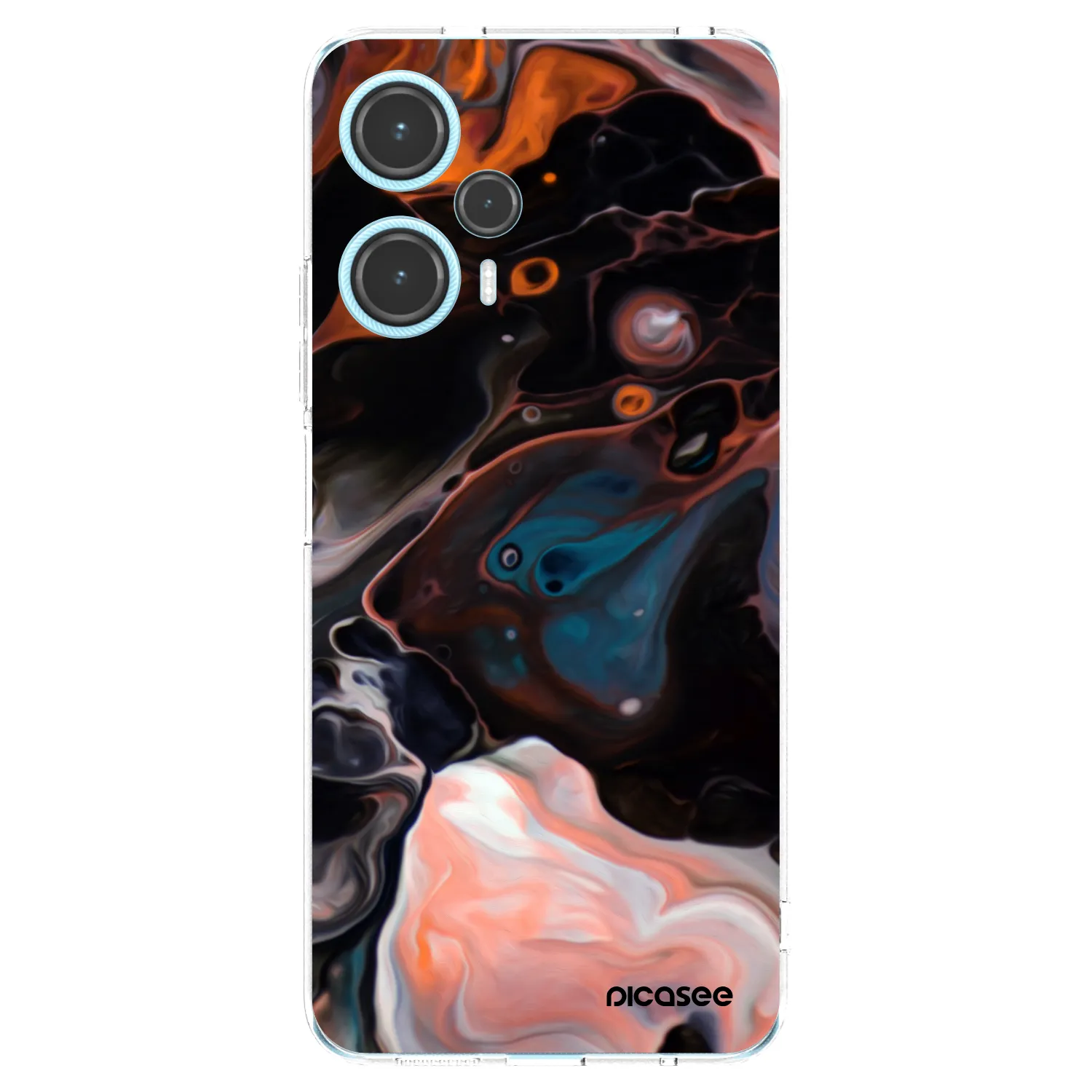 Picasee silikonska prozirna maskica za Xiaomi Poco F5 - Cream