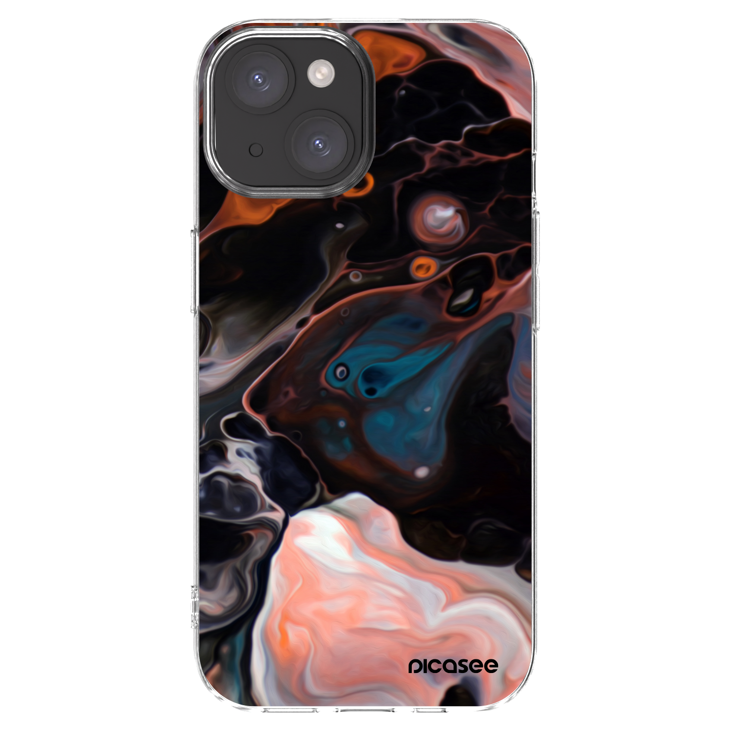 Picasee silikonska prozirna maskica za Apple iPhone 15 - Cream