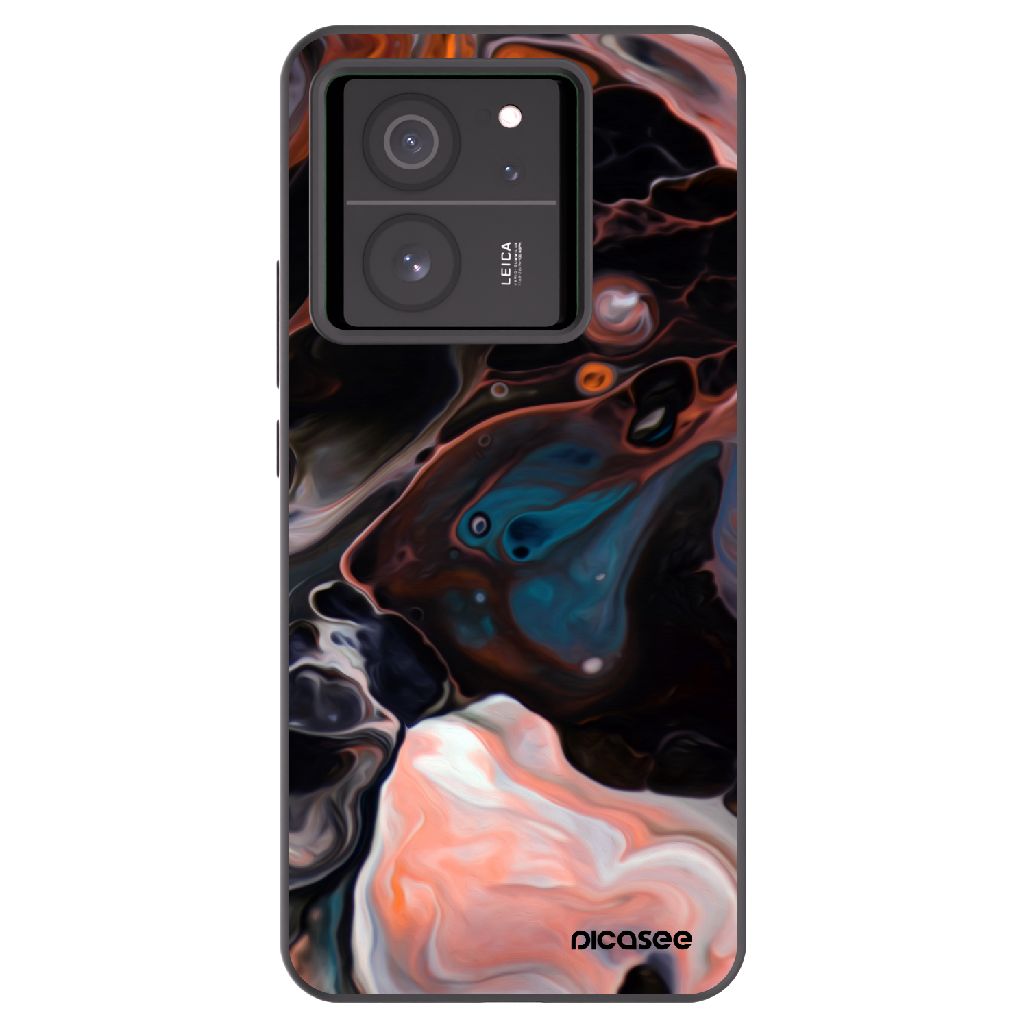 Picasee crna silikonska maskica za Xiaomi 13T - Cream