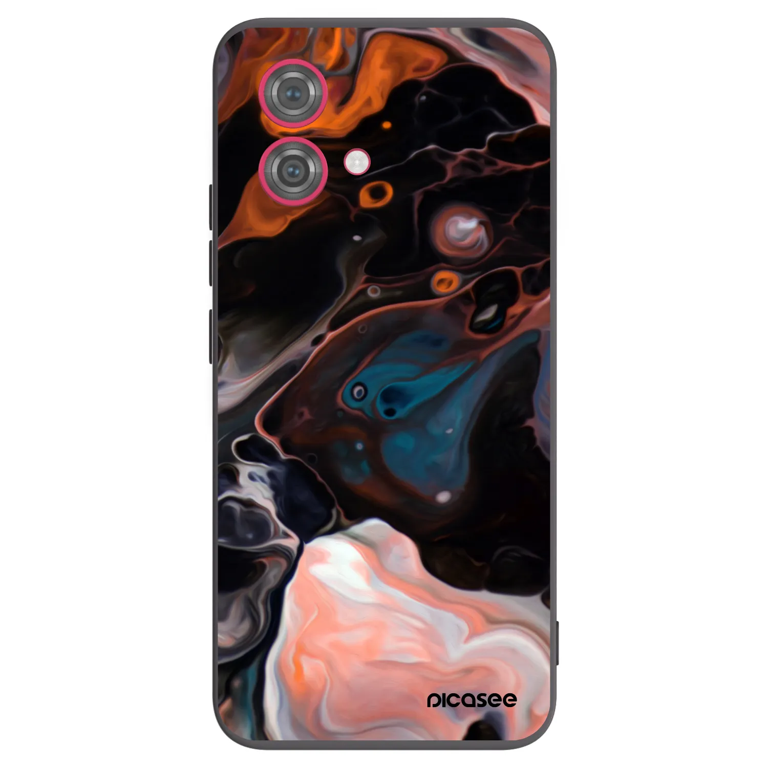 Picasee crna silikonska maskica za Motorola Moto G84 5G - Cream