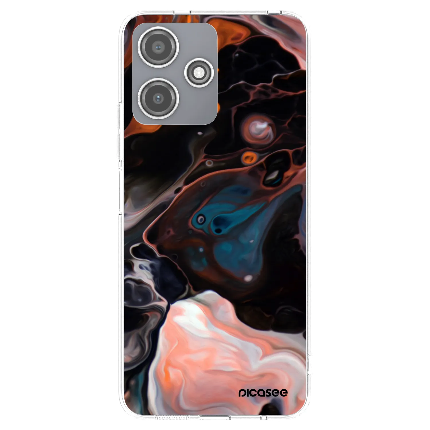 Picasee silikonska prozirna maskica za Xiaomi Redmi 12 5G - Cream