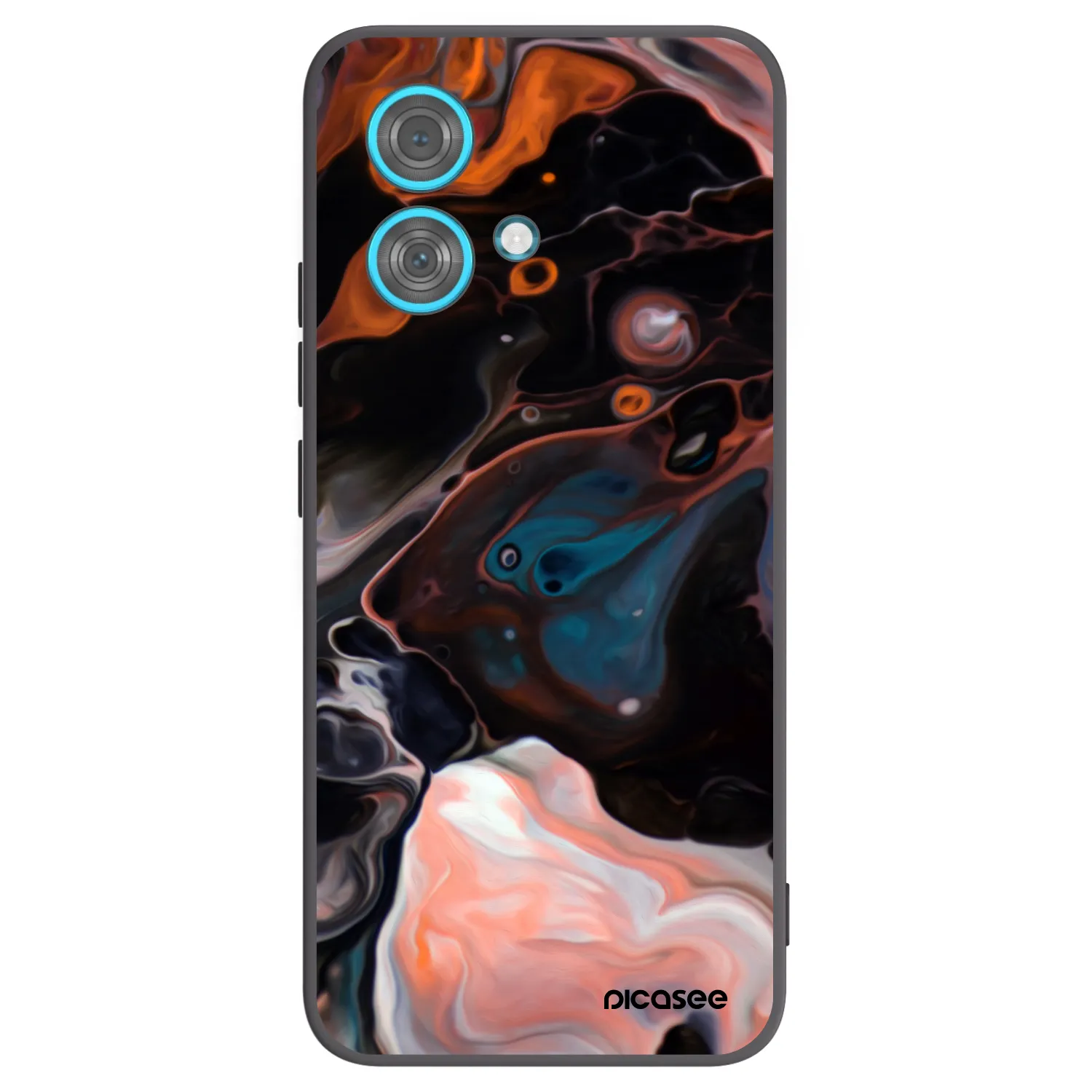 Picasee crna silikonska maskica za Motorola Edge 40 Neo - Cream
