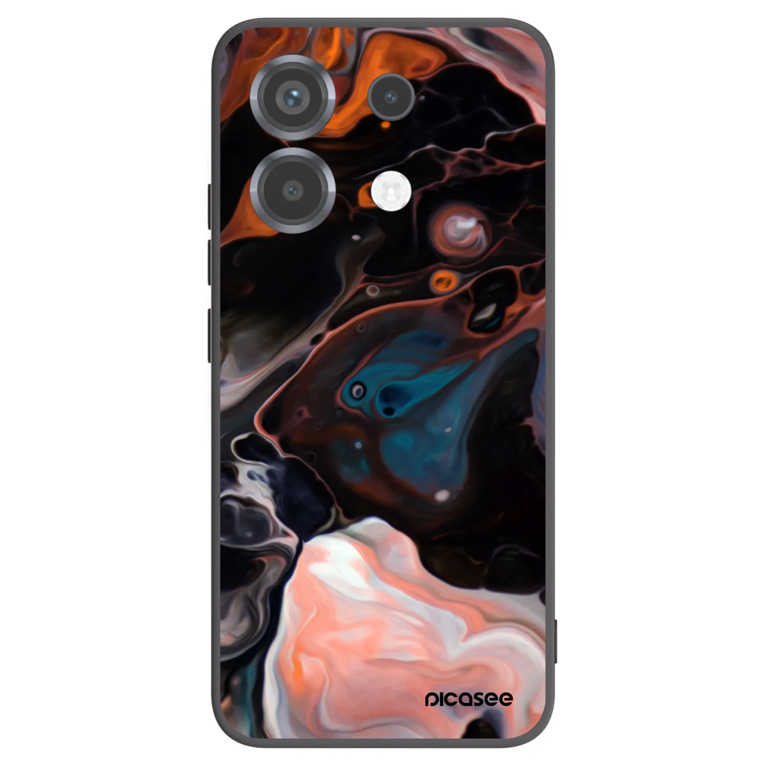 Picasee crna silikonska maskica za Xiaomi Poco X6 - Cream