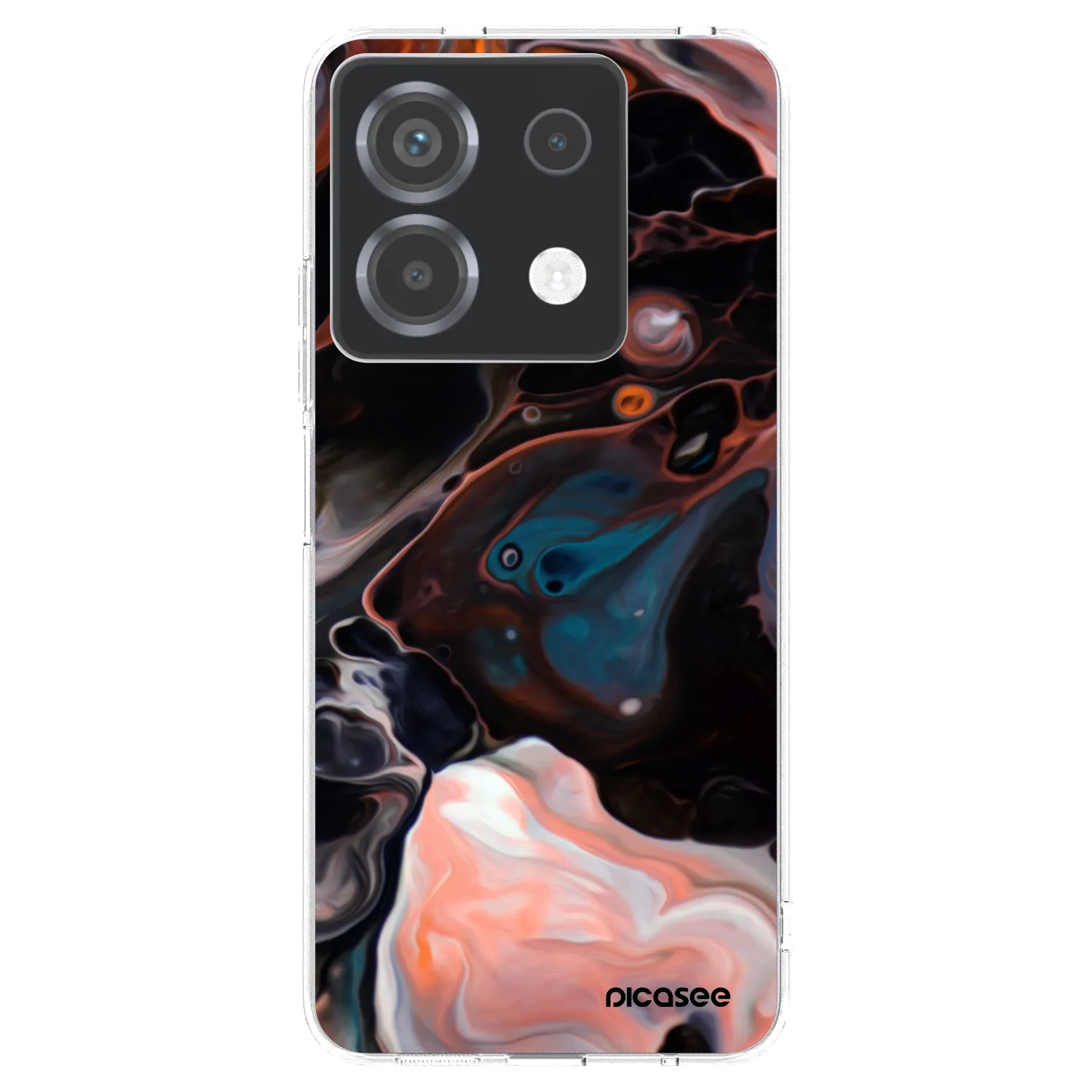 Picasee silikonska prozirna maskica za Xiaomi Poco X6 - Cream
