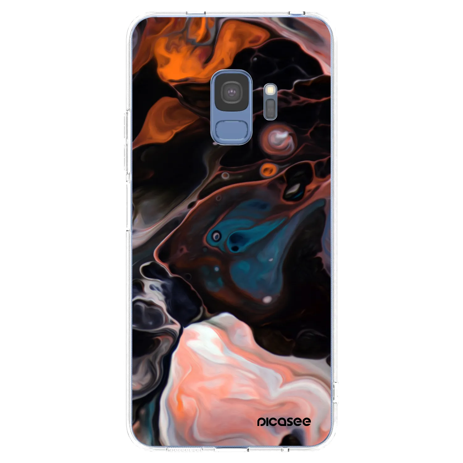 Picasee silikonska prozirna maskica za Samsung Galaxy S9 G960F - Cream