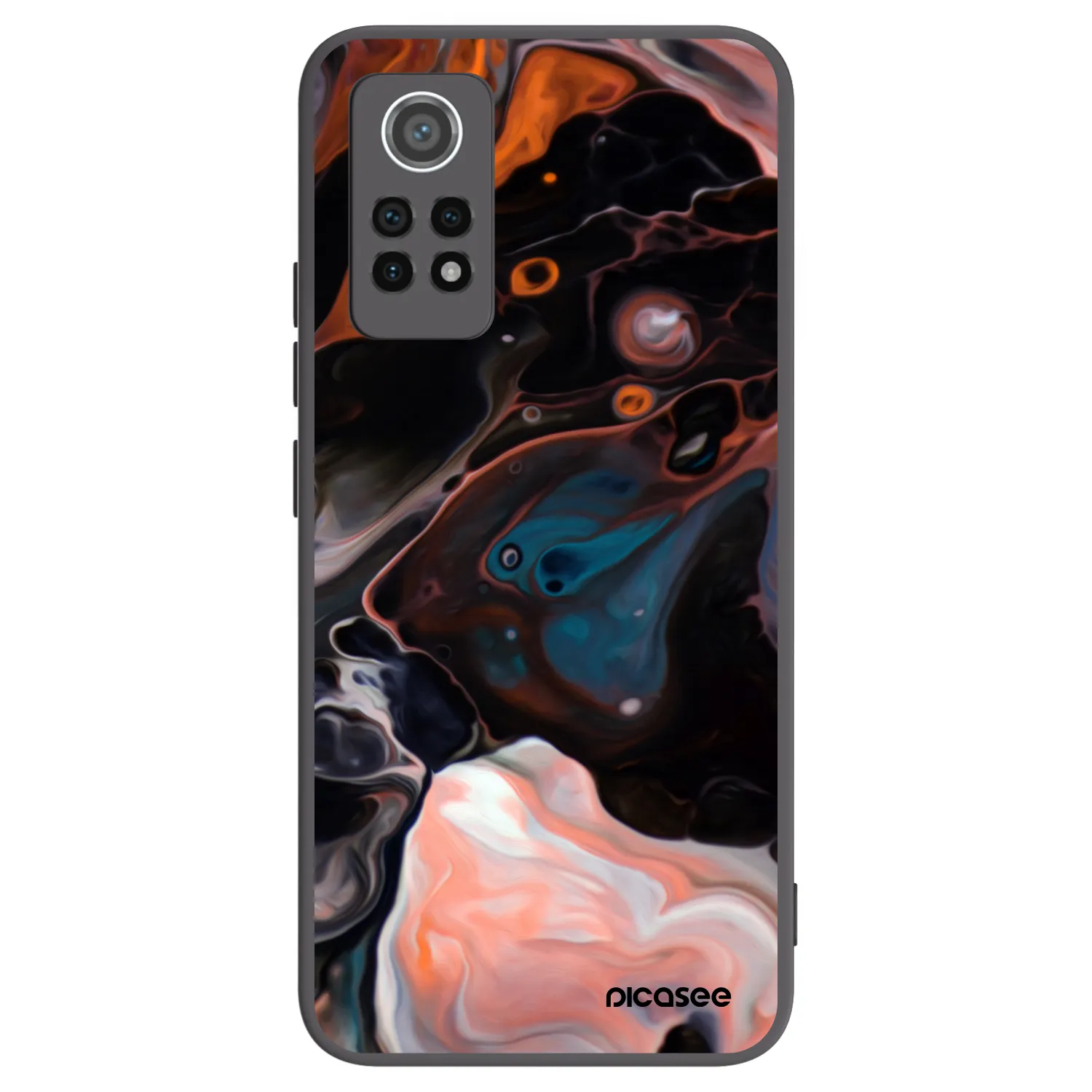 Picasee crna silikonska maskica za Xiaomi Redmi Note 12 Pro 4G - Cream
