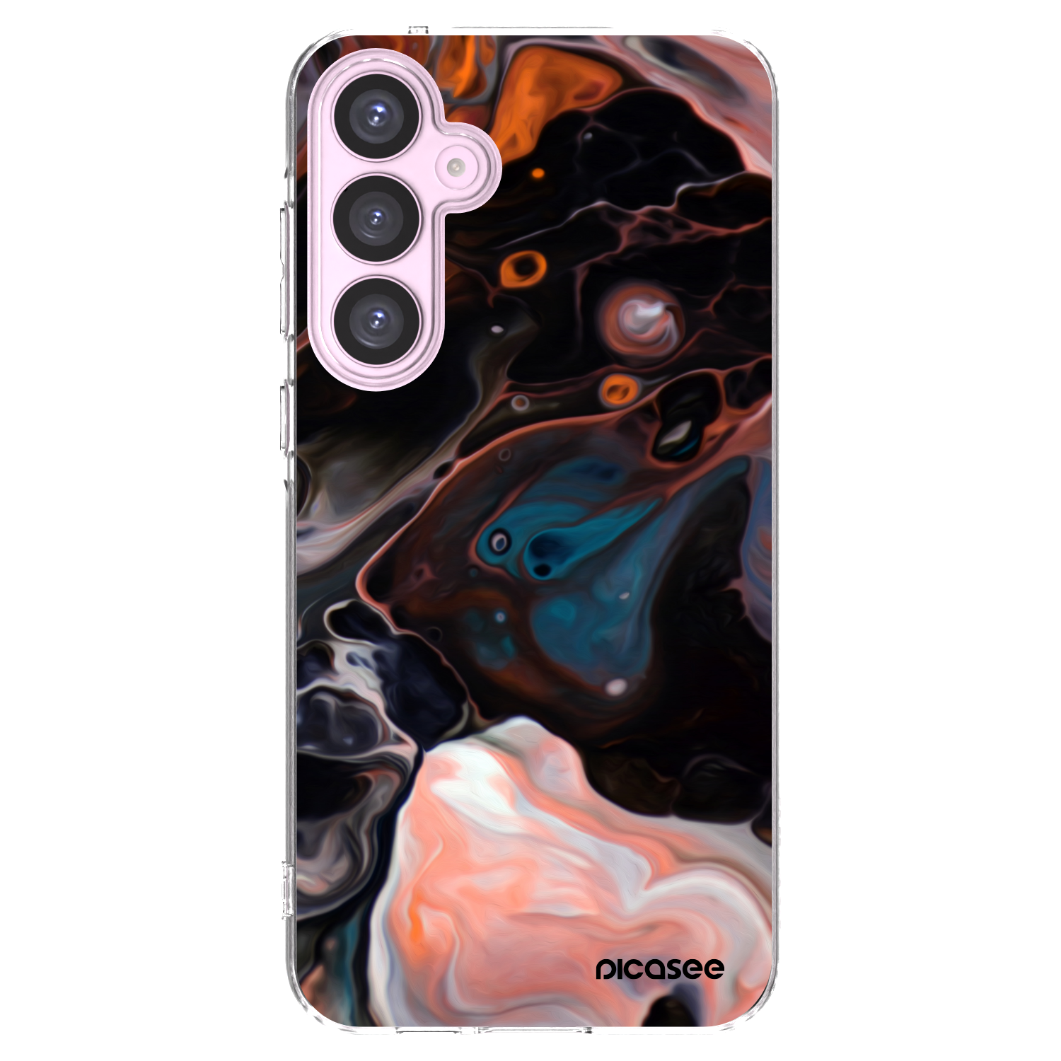 Picasee silikonska prozirna maskica za Samsung Galaxy A55 5G A556B - Cream