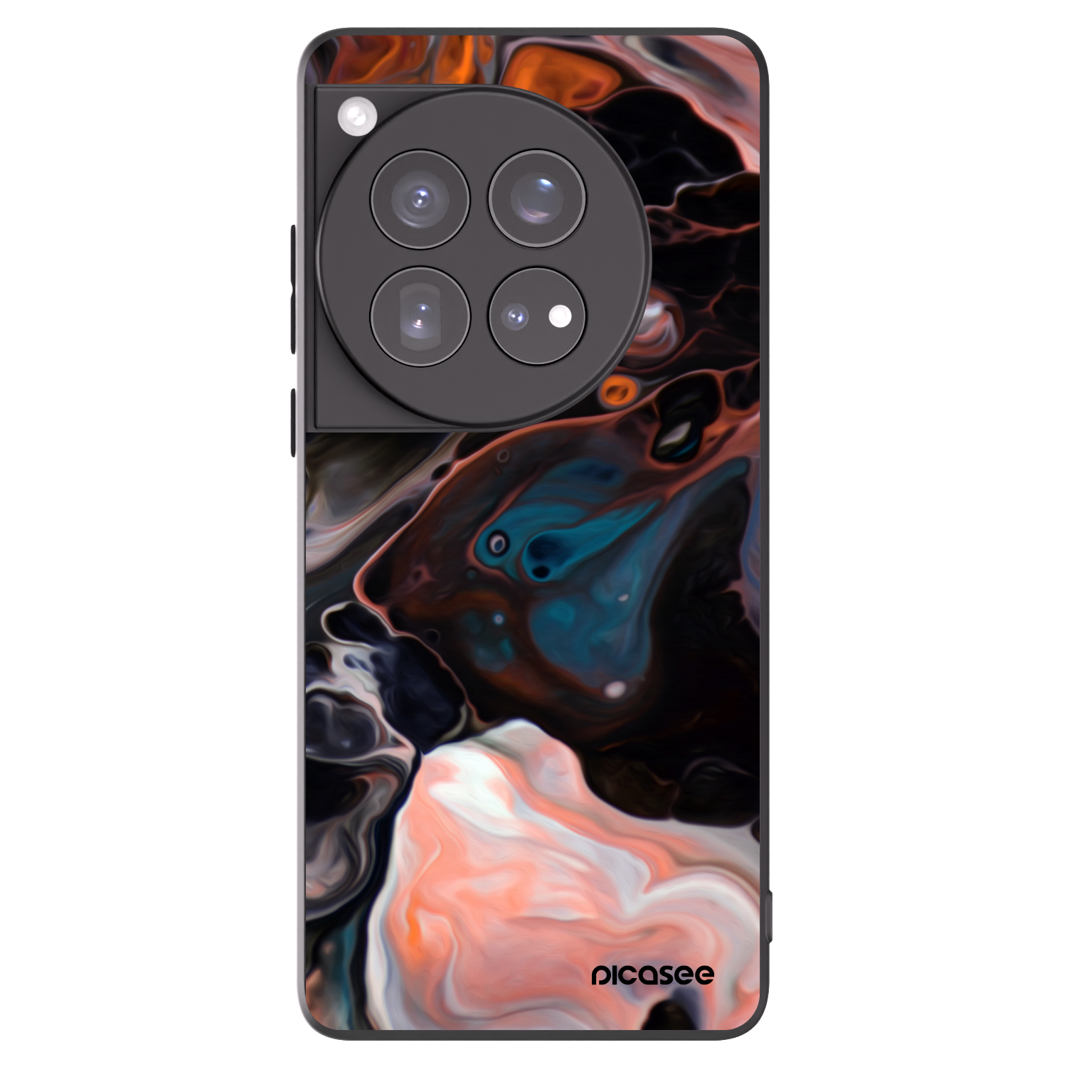 Picasee crna silikonska maskica za OnePlus 12 5G - Cream