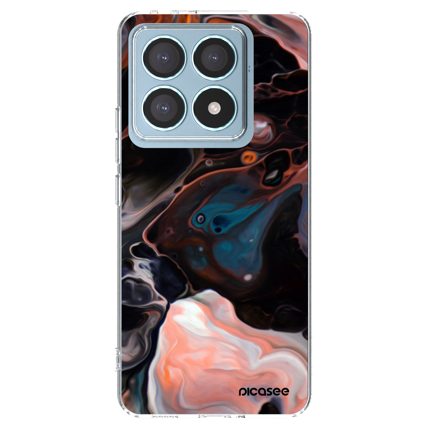 Picasee silikonska prozirna maskica za Xiaomi 14T Pro - Cream
